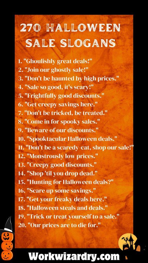 270 Halloween Sales Slogans That Sell Like Witchcraft in 2024 8 halloween-sale-slogans